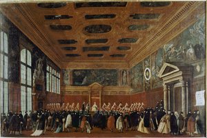 Réception des ambassadeurs au Collège - Gabriele Bella