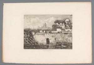 Vue de la ruine de l
