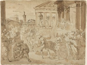 Une Procession Triomphale dans la Rome Antique - Gaetano Gandolfi