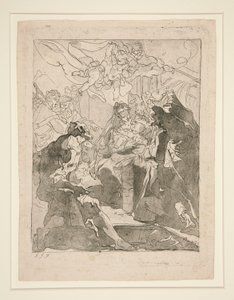 Adoration des bergers - Gaetano Gandolfi