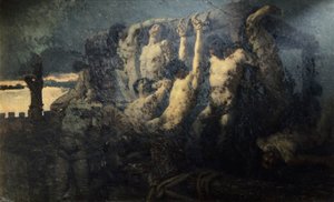 Otages de Créma, par Gaetano Previati (1852-1920) - Gaetano Previati