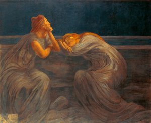 Nocturne, 1908, par Gaetano Previati - Gaetano Previati