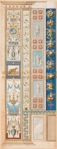 Pilastre Loggia II (Verzierung, in deren mittlerem Felde ein gesatteltes Pferd)