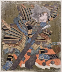 Asahina, de la série 3 dessins de bris de portes, 1827 - Gakutei Harunobu