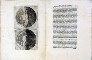Feuille du livre Sidereus Nuncius Sidereal Messenger par Galileo Galilei, 1610 - Galileo Galilei