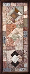 Pavage, - (Opus sectile en marbre)