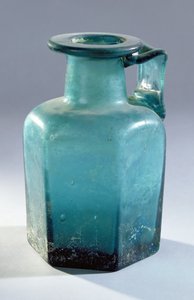 Bouteille hexagonale, 1er-2e siècle - Gallo Roman