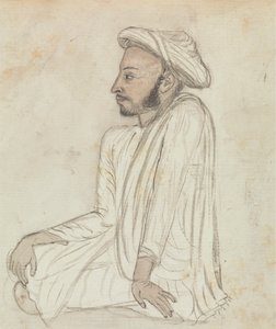 Homme assis en tailleur - Gangaram Chintaman Tambat