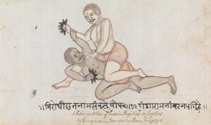Deux Jeyties Luttant