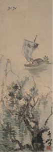 Un pêcheur dans un paysage - Gao Qifeng