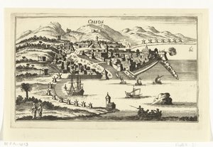 Vue de Chios - Gaspar Bouttats