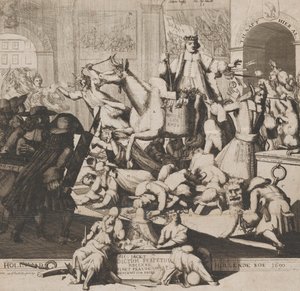 Hollands Hollende Koe, La Vache Courante de Hollande, 1690 - Gaspar Bouttats