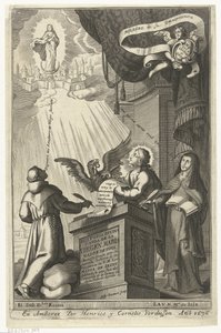 La Vierge Marie est reçue dans le royaume des cieux - Gaspar Bouttats