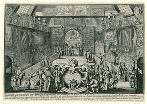 La loterie de Henricus van Soest à Anvers, 1695 - Gaspar Bouttats