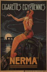 Cigarettes égyptiennes Nerma, 1924 - Gaspar Camps