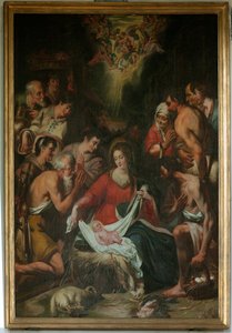 Adoration des bergers, école de G. De Craeyer - Gaspar de (after) Crayer