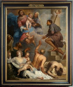 Église paroissiale (Parochiekerk Onze-Lieve-Vrouw). Intérieur. Peinture. Saint Roch. Gaspar De Crayer - Gaspar De Crayer
