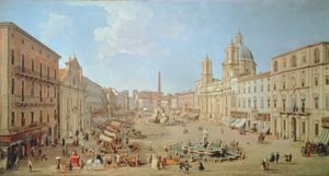 Rome, Piazza Navona - Gaspar van Wittel