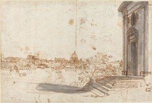 Vue de Rome depuis Santa Maria del Priorato - Gaspar van Wittel