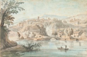 Paysage à Tivoli, 1701-10 - Gaspar van Wittel