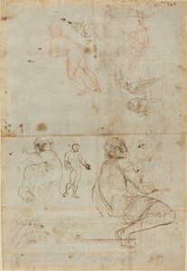 Figures du palais Farnèse et de la vie - Gaspar van Wittel after Annibale Carracci