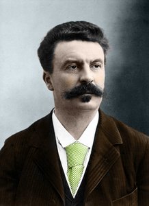 Guy de Maupassant (1850-1893), écrivain français par Nadar. - Gaspard Felix Tournachon Nadar
