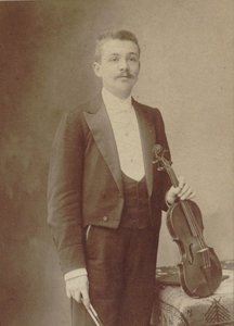 Portrait du violoniste et compositeur Henri Marteau