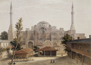 Haghia Sophia, Constantinople, pub. 1852 - Gaspard Fossati