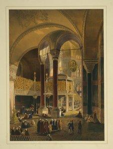 La galerie impériale de la mosquée Ayasofya, ancienne église Sainte-Sophie - Gaspard Fossati