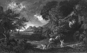 Didon et Énée dans la tempête (gravure)