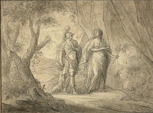 Couple dans une forêt