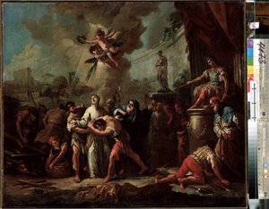 Le martyre de Saint Laurent de Rome