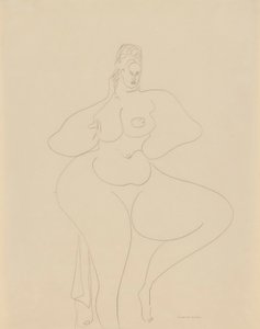 (Danseuse nue avec drapé) - Gaston Lachaise