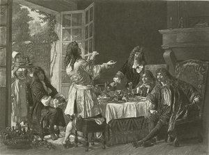 Un dîner chez Molière à Anteuil - Gaston Melingue