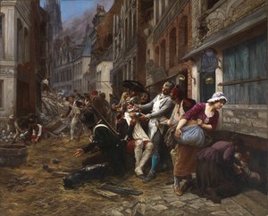 Épisode du siège de Lille, 1792 - Gaston Theodore Melingue