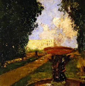 Scène de jardin