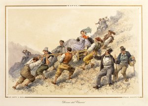 La descente du mont Vésuve - Gatti and Dura
