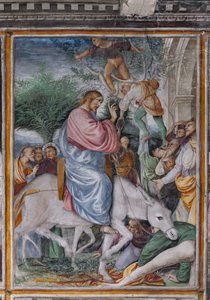 Détail de "Christ entrant à Jérusalem", de "La vie et la Passion du Christ"