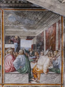 (détail) de La Cène, de La vie et la Passion du Christ - Gaudenzio Ferrari