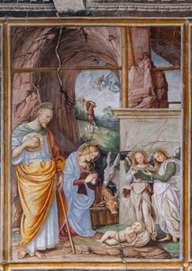 Détail de "La Nativité", de "La vie et la Passion du Christ" - Gaudenzio Ferrari