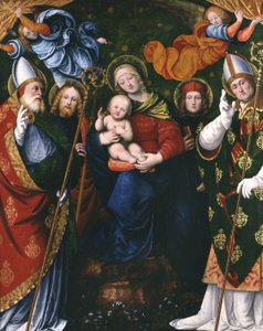 Madone, Enfant et Saints, 1516 - Gaudenzio Ferrari