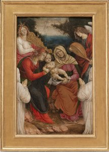 Madone et Enfant, Sainte Anne et Donateurs, 1508-09 - Gaudenzio Ferrari