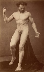 Étude de nu, années 1870 (photo) - Gaudenzio Marconi