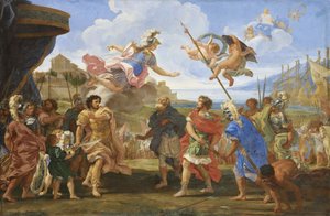La querelle entre Agamemnon et Achille - Gaulli