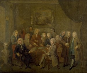 Une Assemblée de Virtuoses, 18ème siècle - Gawen Hamilton
