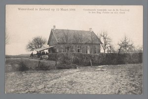 Inondation en Zélande le 12 mars 1906