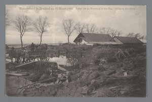 Inondation en Zélande le 12 mars 1906