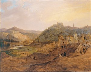 Vue générale de Tolède depuis la Cruz de los Canónigos - Genaro Pérez Villaamil