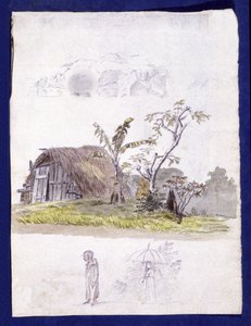 Maison indigène à La Réunion - Genevieve Sophie Marie Adele Patu de Rosemont