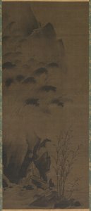 Bambou sous la pluie, Bambou dans le vent, début des années 1500 - Genga